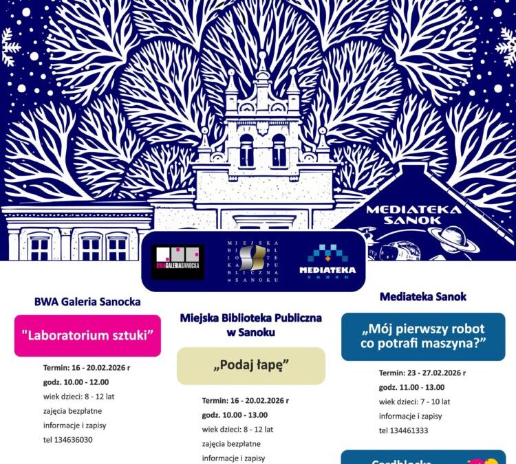 Fajne Ferie w BWA Galerii Sanockiej